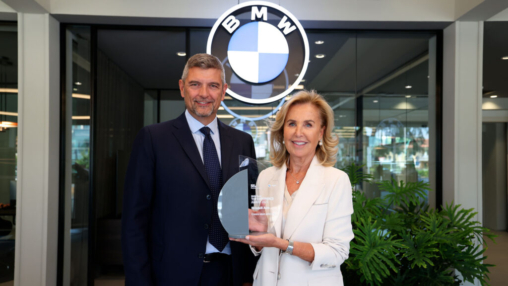 Vediamo un momento della premiazione come MINI Financial Services TOP Experience 2025